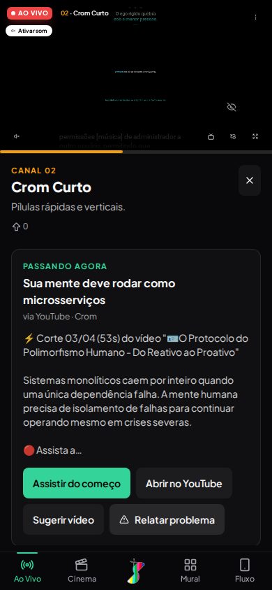 Crom TV no celular